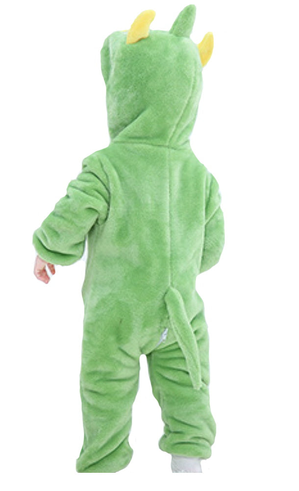 Pigiama animale intero bambini, pigiamone invernale in flanella, costume carnevale cosplay unisex bambino