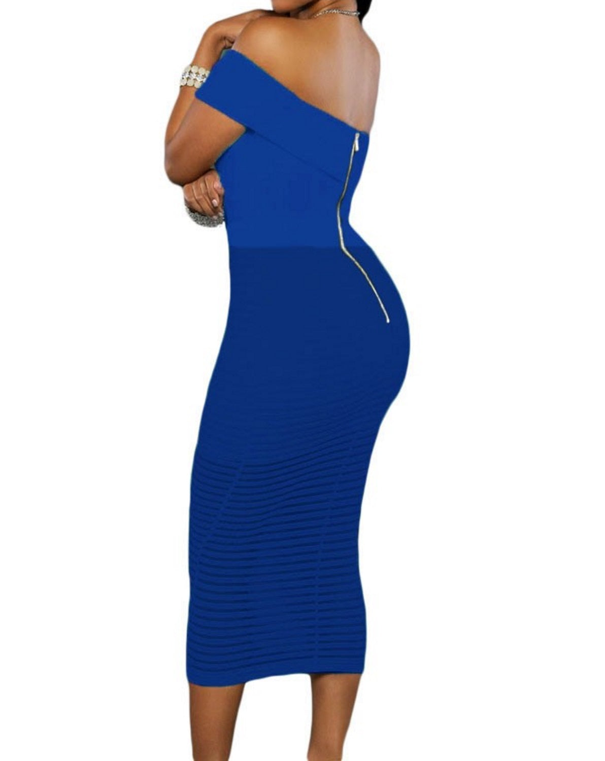 Mini abito da cerimonia da donna con scollo a barchetta e a tubino